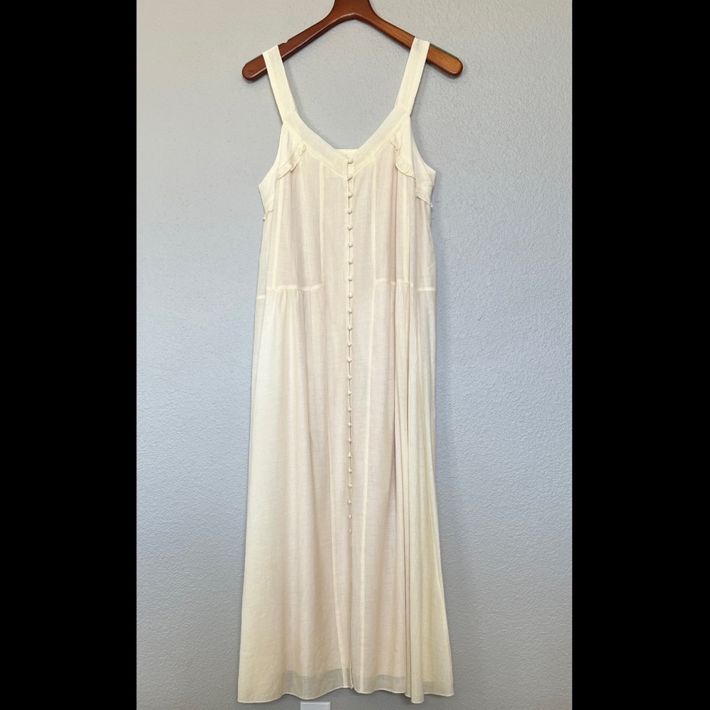 Eri + Ali Butter Yellow Maxi Dress from Anthropologie
